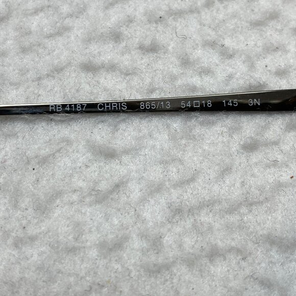 Ray-Ban RB4187 865/13 Chris Sunglasses Light Havana 54-18-145 - Picture 12 of 16